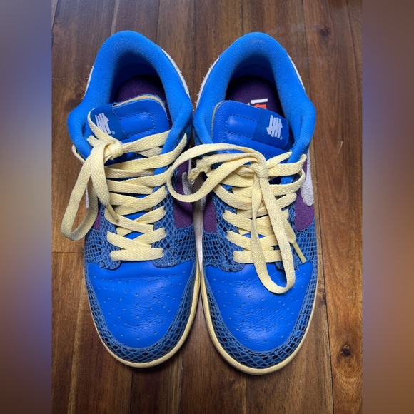 Nike Dunk Low SP x Undefeated "5 On It" sneakers blue and purple - Picture 5 of 13
